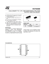 Datasheet HCF4555B manufacturer STMicroelectronics